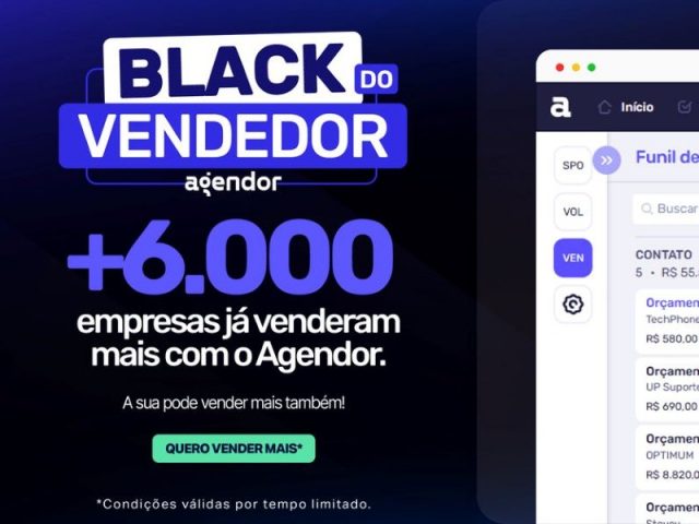 black friday agendor 2026