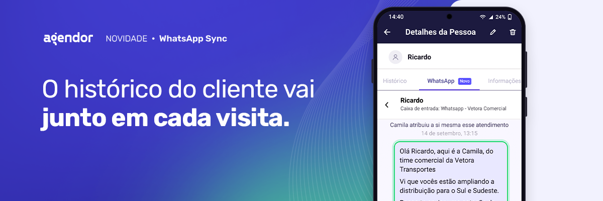 aba whatsapp no app agendor crm